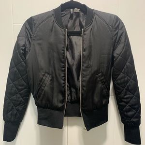 Black Bomber Jacket